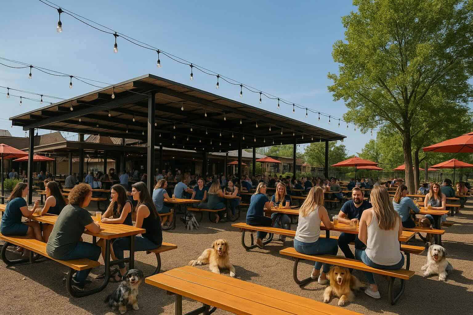 Visiting Lowry Beer Garden With Your Dog
